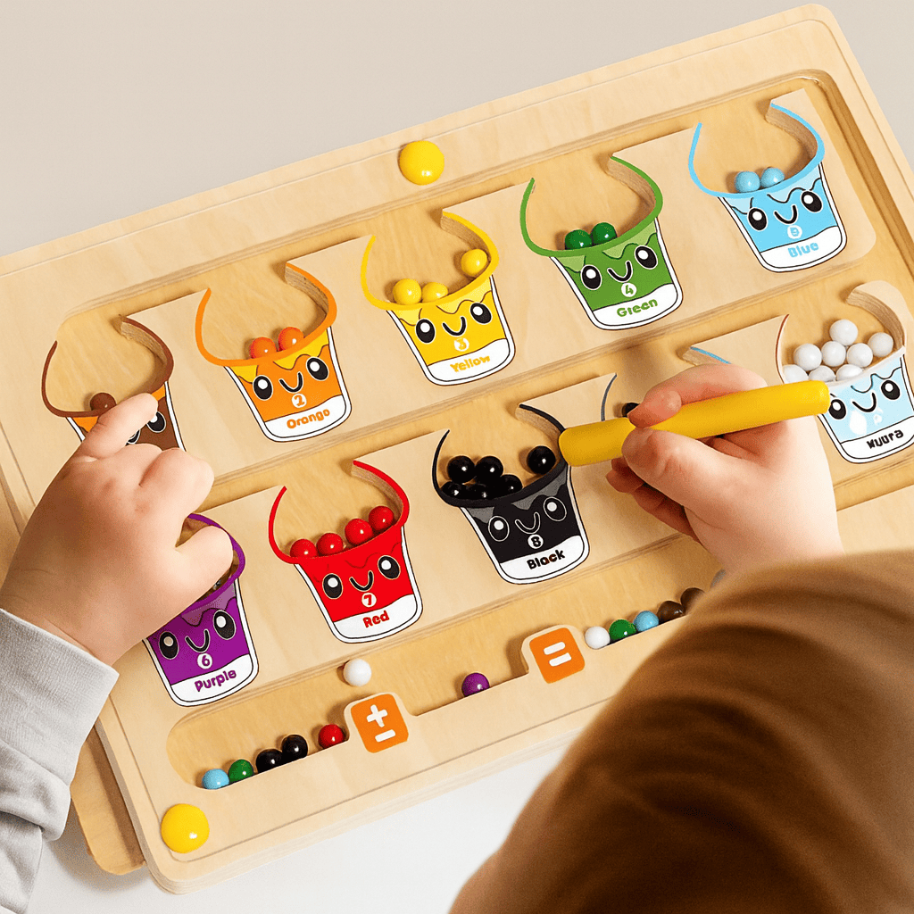 Jeu montessori - Découverte des couleurs - Mon Cocon