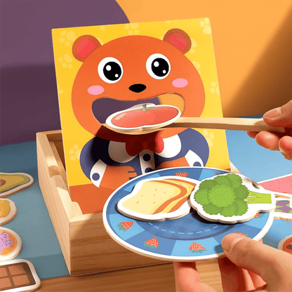 Jeu montessori - Apprends à manger - Mon Cocon