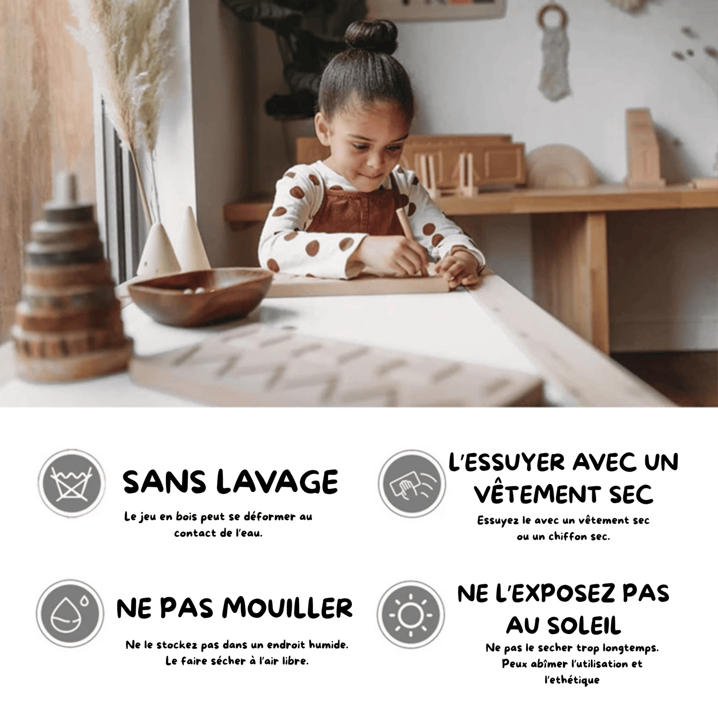 Jeu montessori - Chiffres et lettres