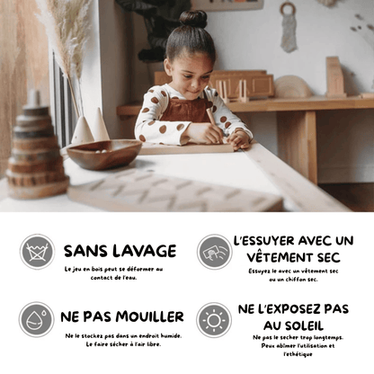 Jeu montessori - Chiffres et lettres