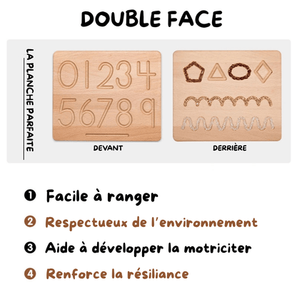 Jeu montessori - Chiffres et lettres