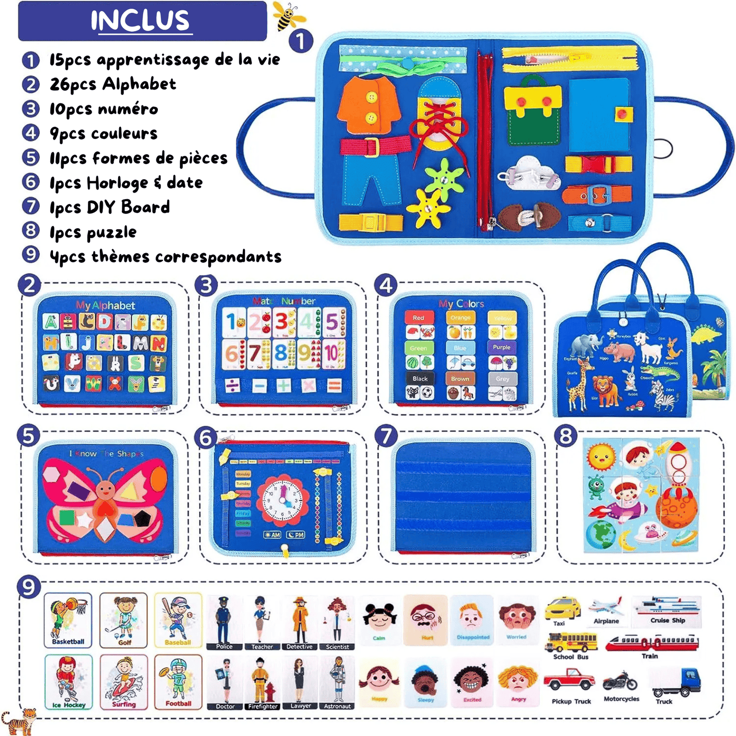 Jeu montessori - Livret - Mon Cocon