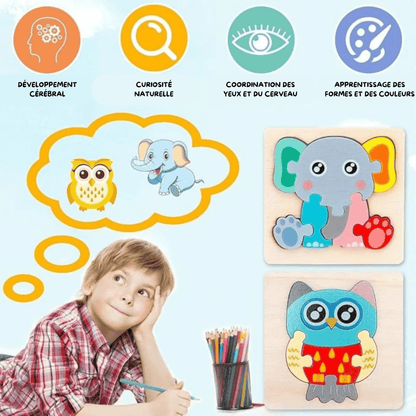 Jeu montessori - Puzzle - Mon Cocon