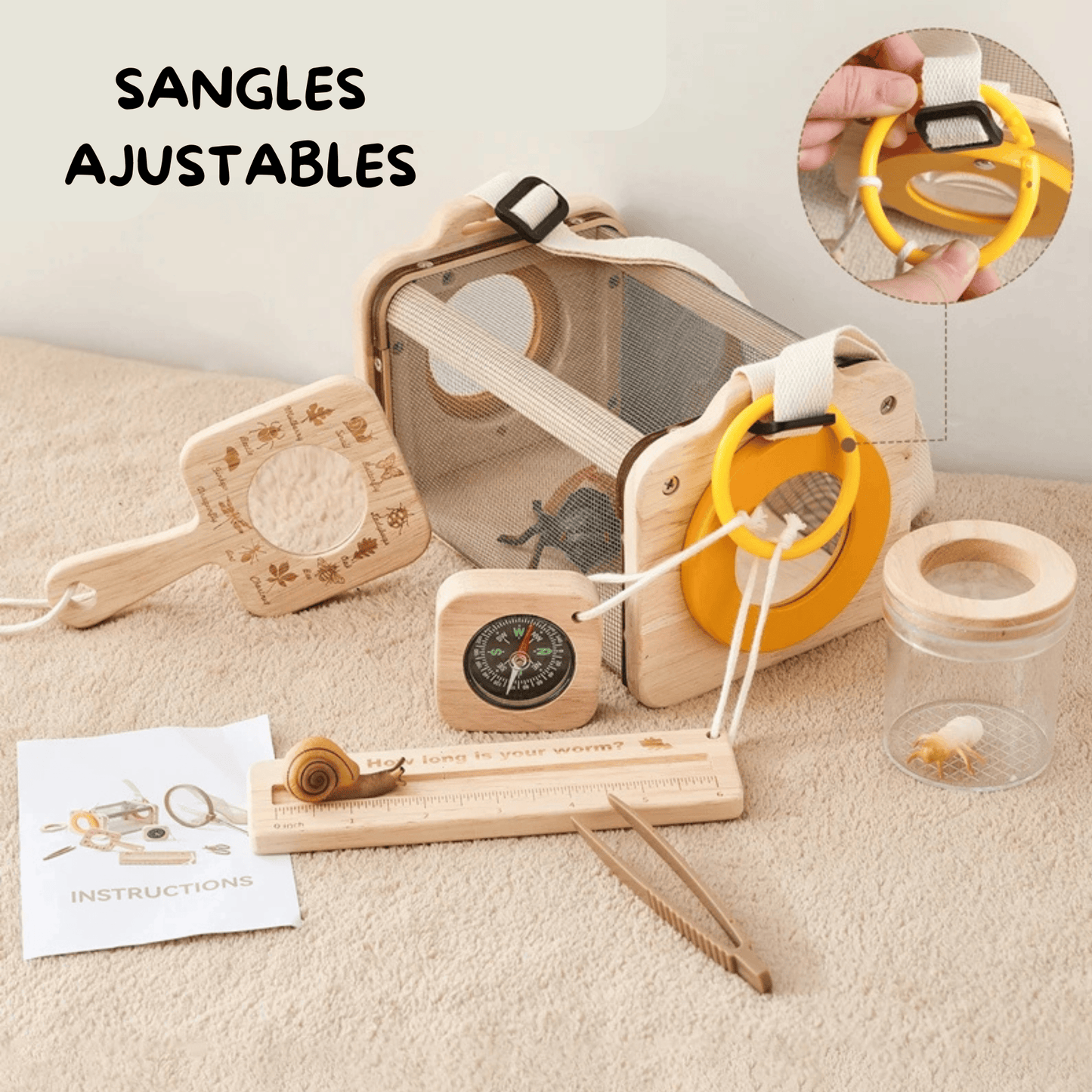 Jeu montessori - Kit découverte d'insecte