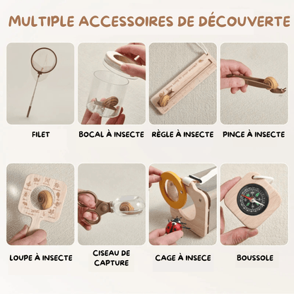 Jeu montessori - Kit découverte d'insecte