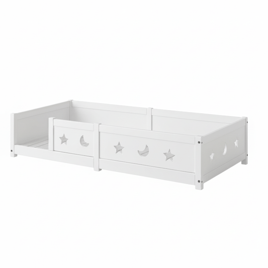 Lit au sol fermé en bois - Enfant