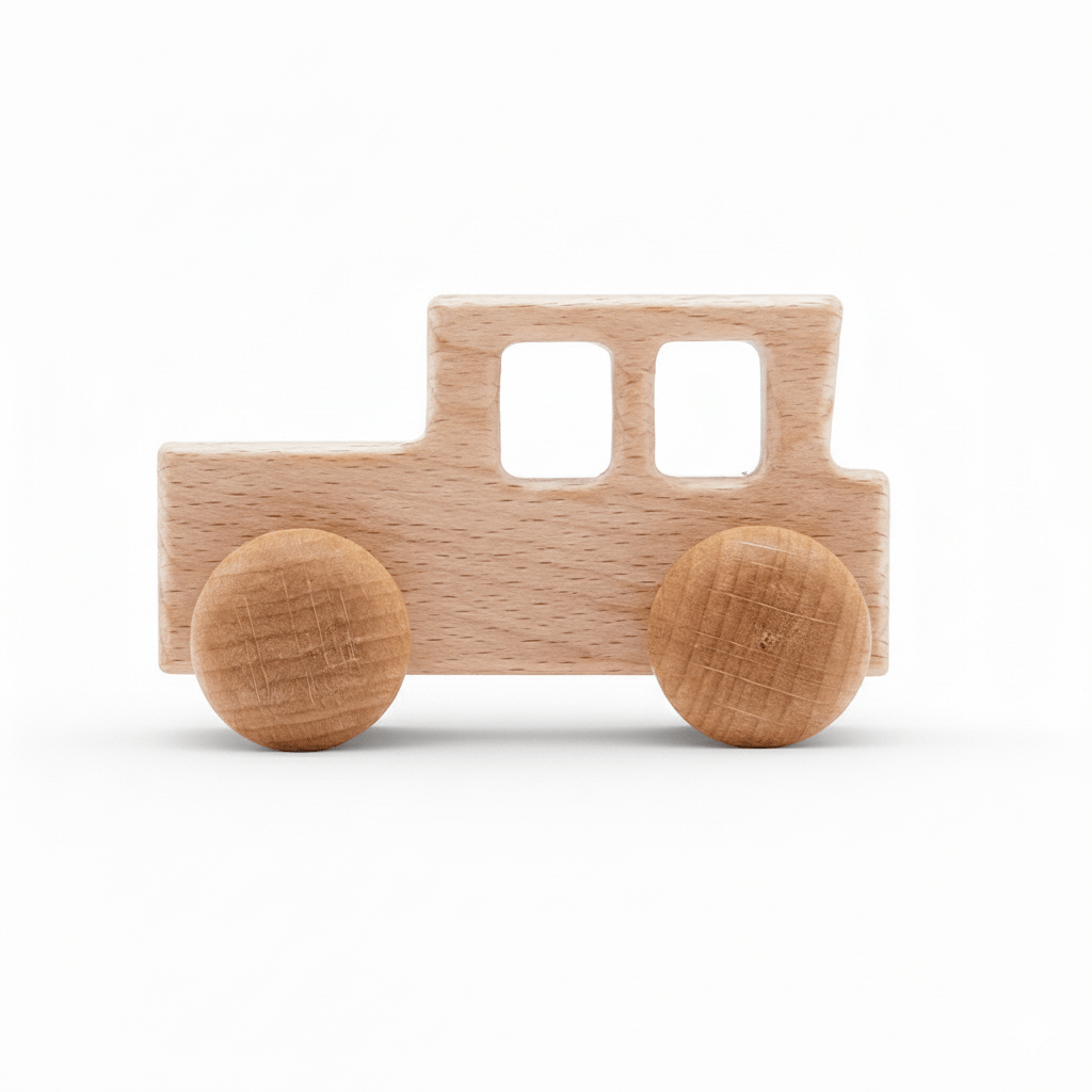 Jeu montessori - Locomotive en bois