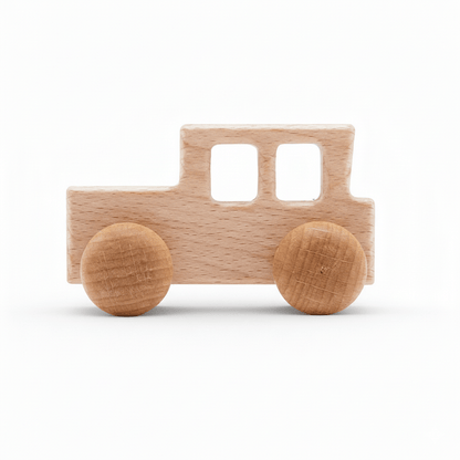 Jeu montessori - Locomotive en bois