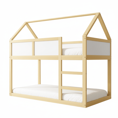 Lit cabane bois superposé - Enfant