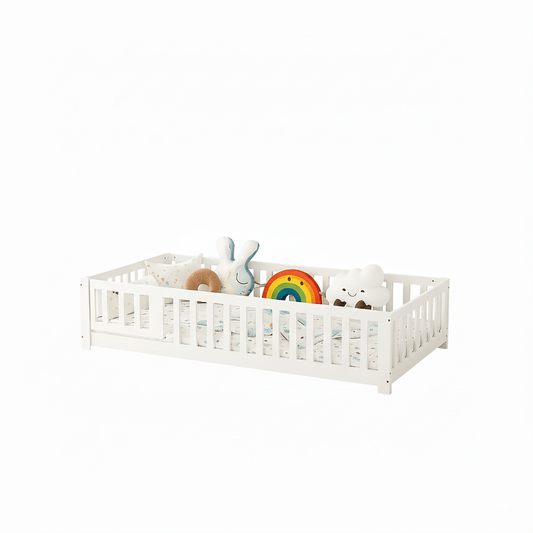 Lit au sol en bois - Enfant