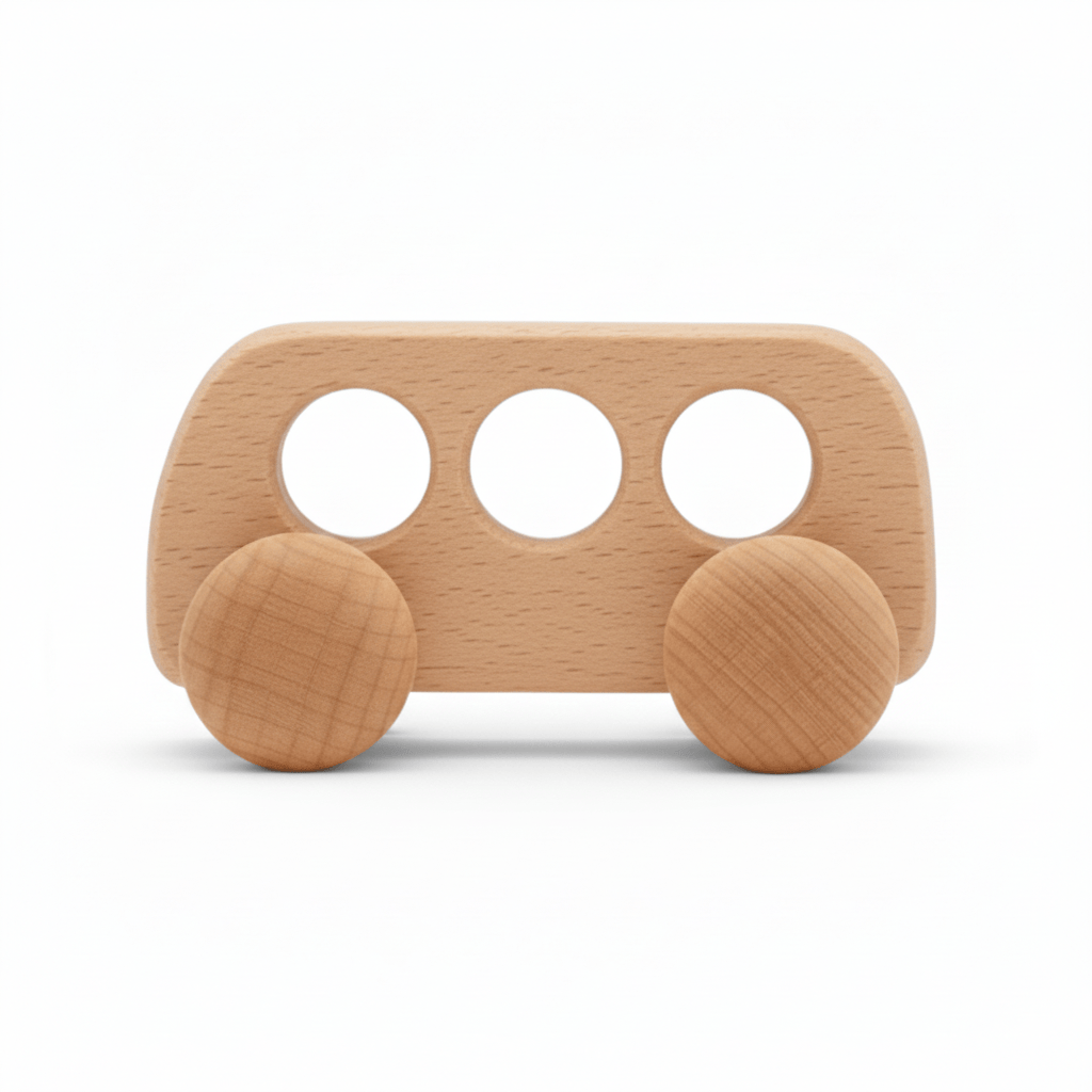 Jeu montessori - Bus en bois - Mon Cocon