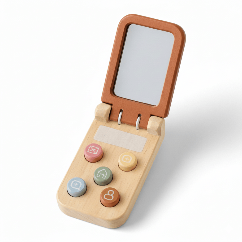 Jeu montessori - Téléphone en bois
