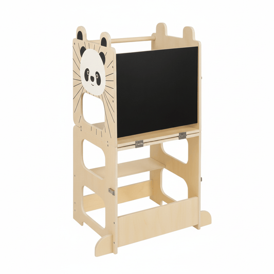 Tour d'observation - En bois avec ardoise