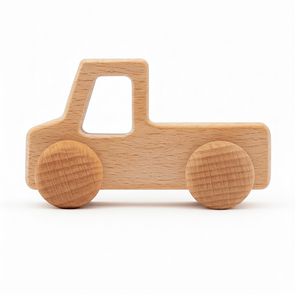 Jeu montessori - Camion en bois