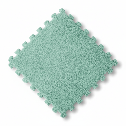 Tapis d'éveil - Puzzle tapis de 10 Vert Menthe
