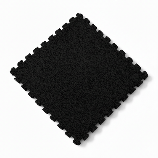 Tapis d'éveil - Puzzle tapis de 10 Noir - Mon Cocon