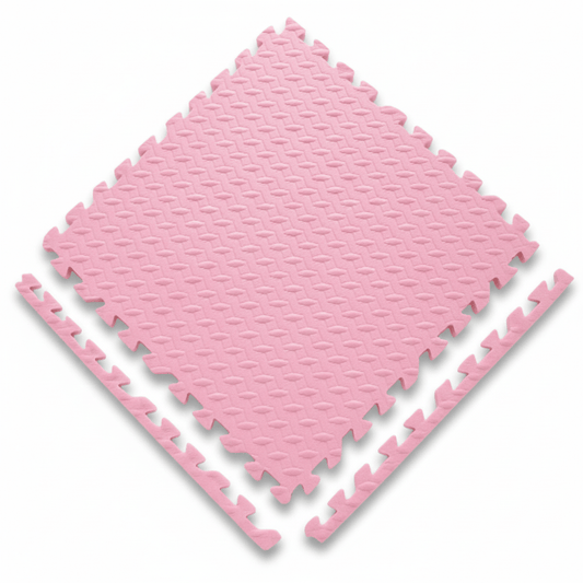 Tapis d'éveil - Puzzle de 12 Rose - Mon Cocon