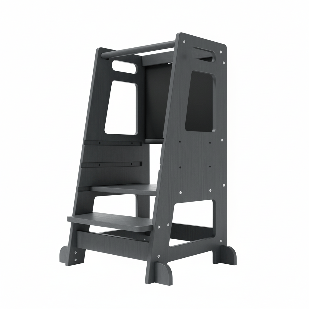 Tour d'observation - Noir avec ardoise