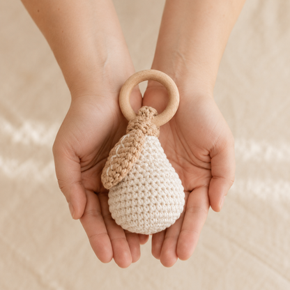 Hochet Montessori pour bébé - Mon Cocon
