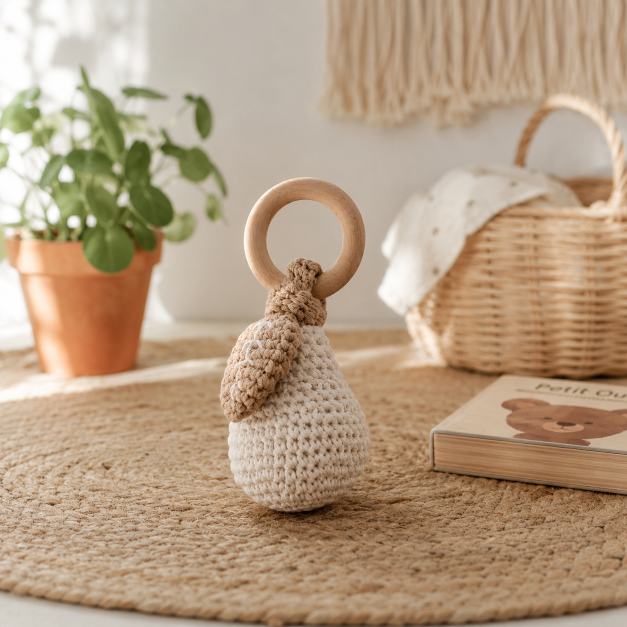 Hochet Montessori pour bébé - Mon Cocon
