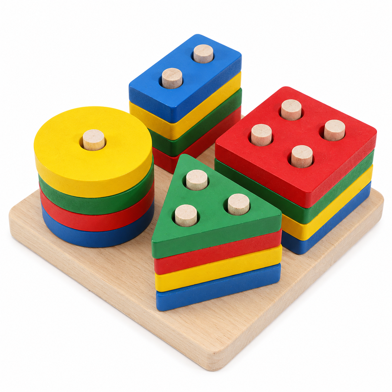 Jeu montessori à empiler - 1 à 4ans - Mon Cocon