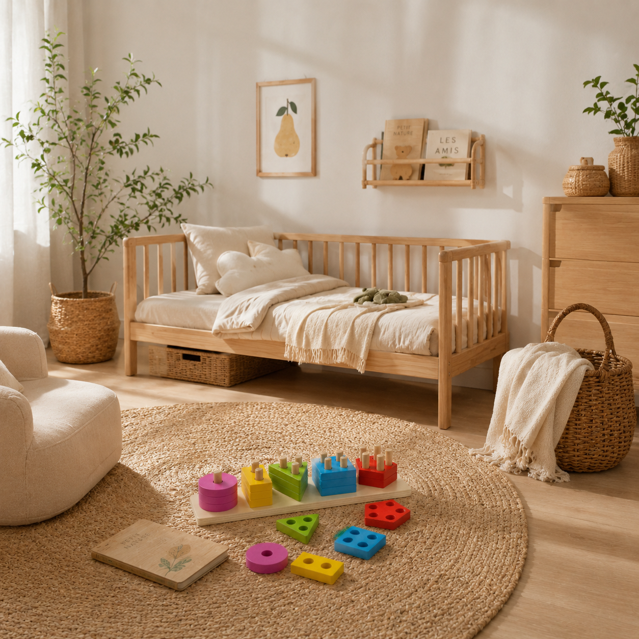 Jeu montessori à empiler - 1 à 4ans - Mon Cocon