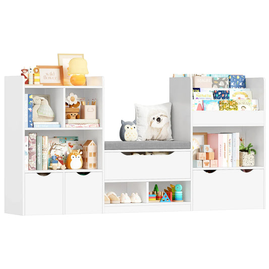 Armoire - Bois naturel avec organisateur