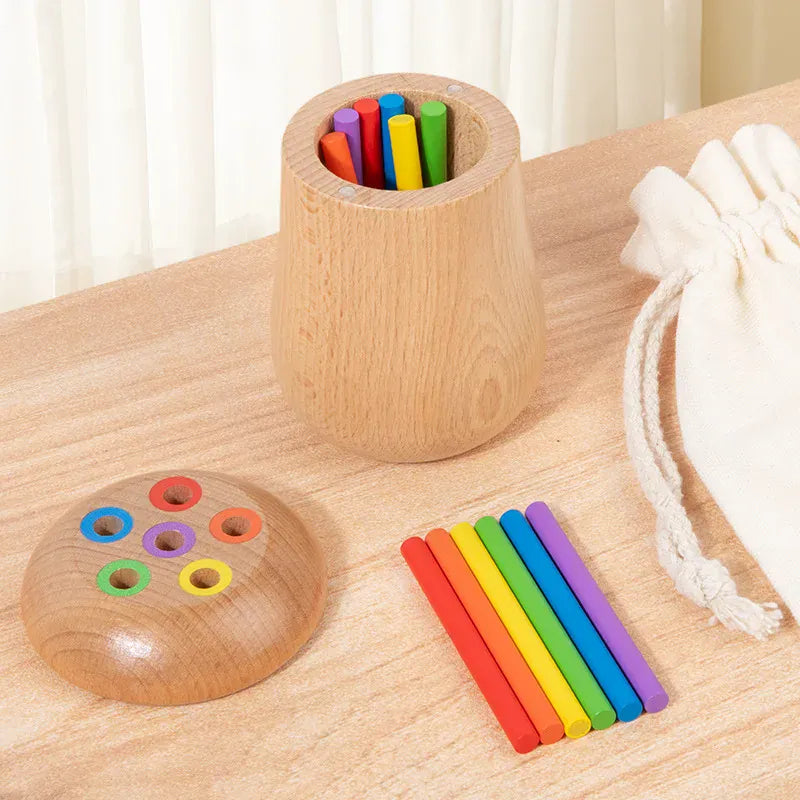 Jeu montessori - Apprentissage tri des couleurs - Mon Cocon