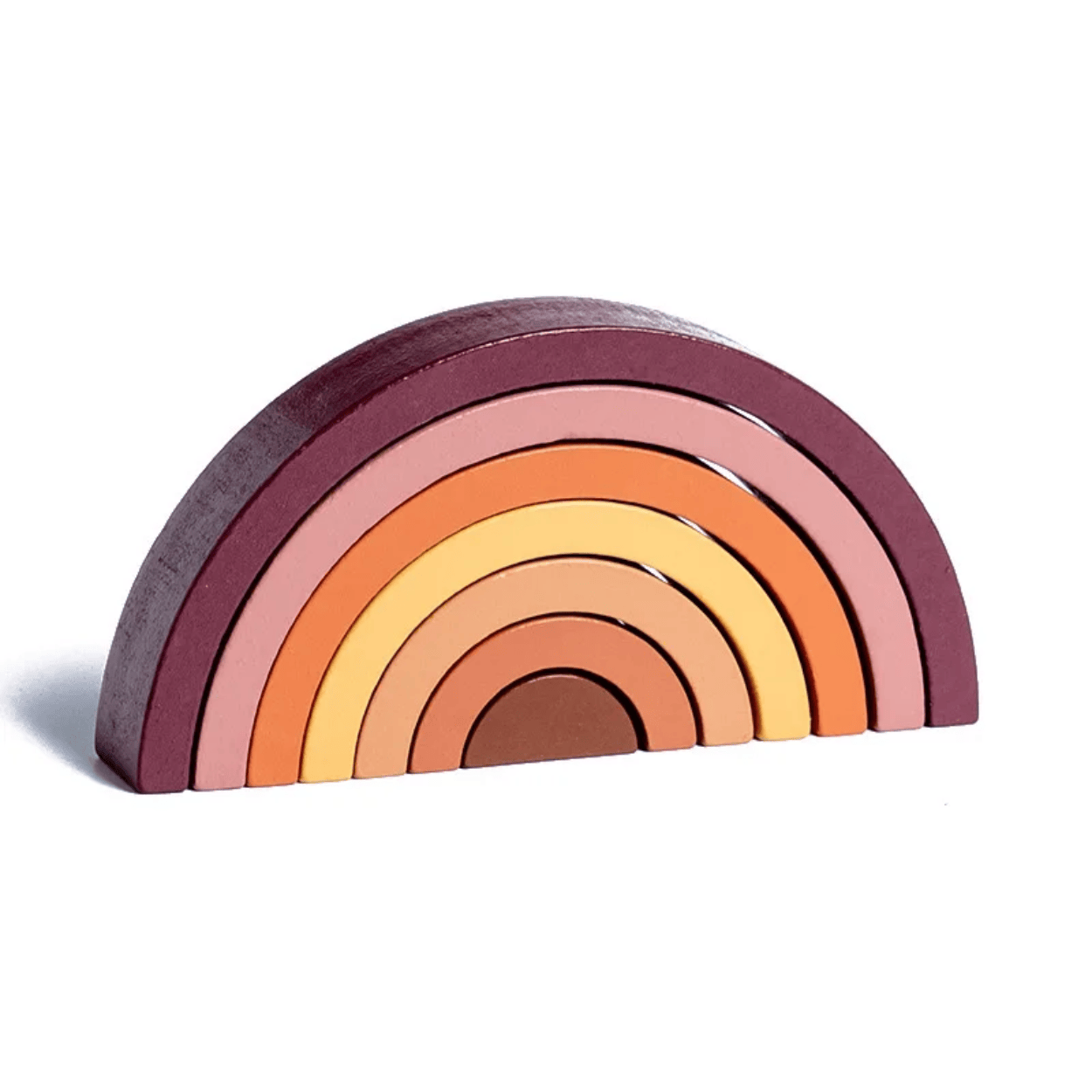 Puzzle Arc-en-Ciel en Bois Montessori - Mon Cocon