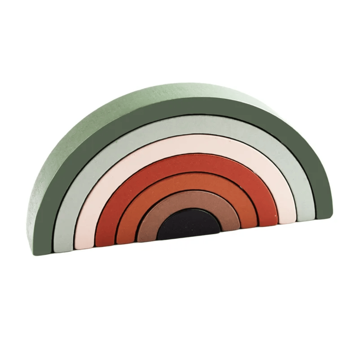 Puzzle Arc-en-Ciel en Bois Montessori - Mon Cocon