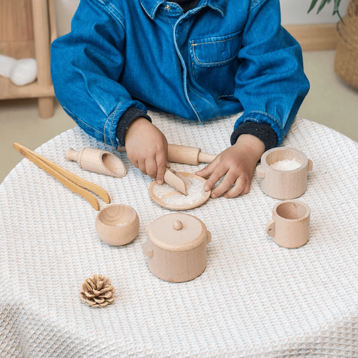 Ustensiles en Bois Montessori - Mon Cocon