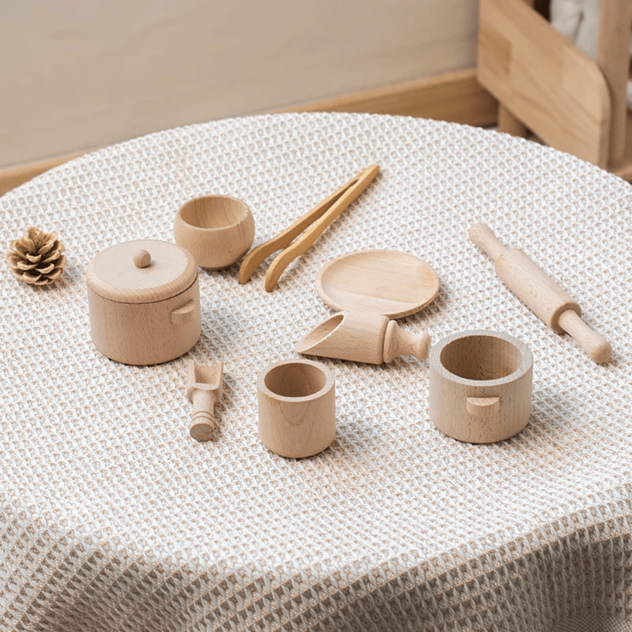 Ustensiles en Bois Montessori - Mon Cocon