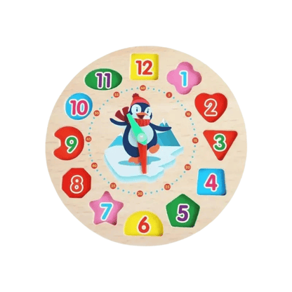Pendule Pingouin Montessori - Mon Cocon