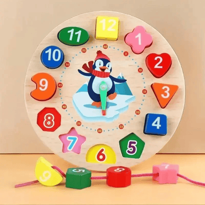 Pendule Pingouin Montessori - Mon Cocon