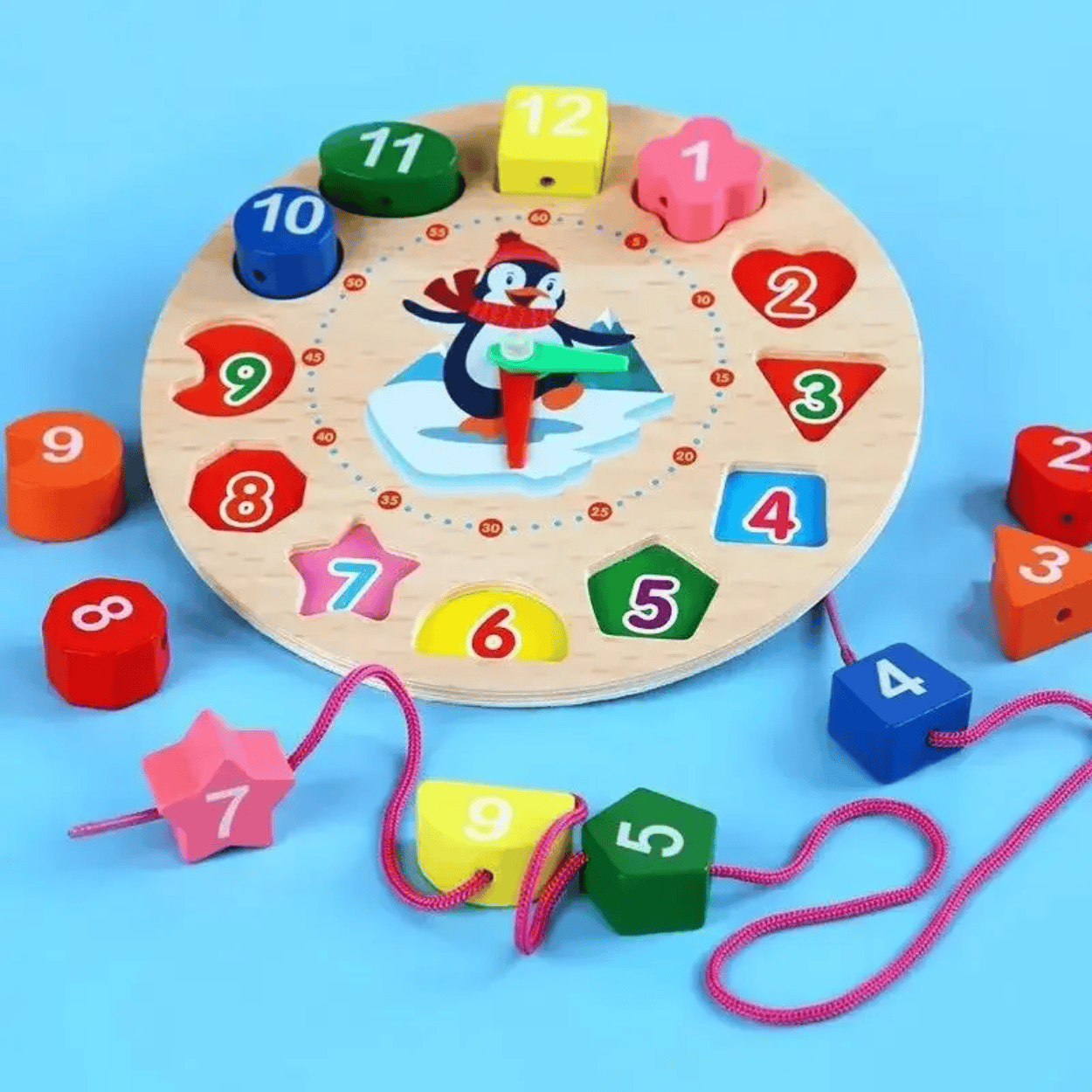 Pendule Pingouin Montessori - Mon Cocon