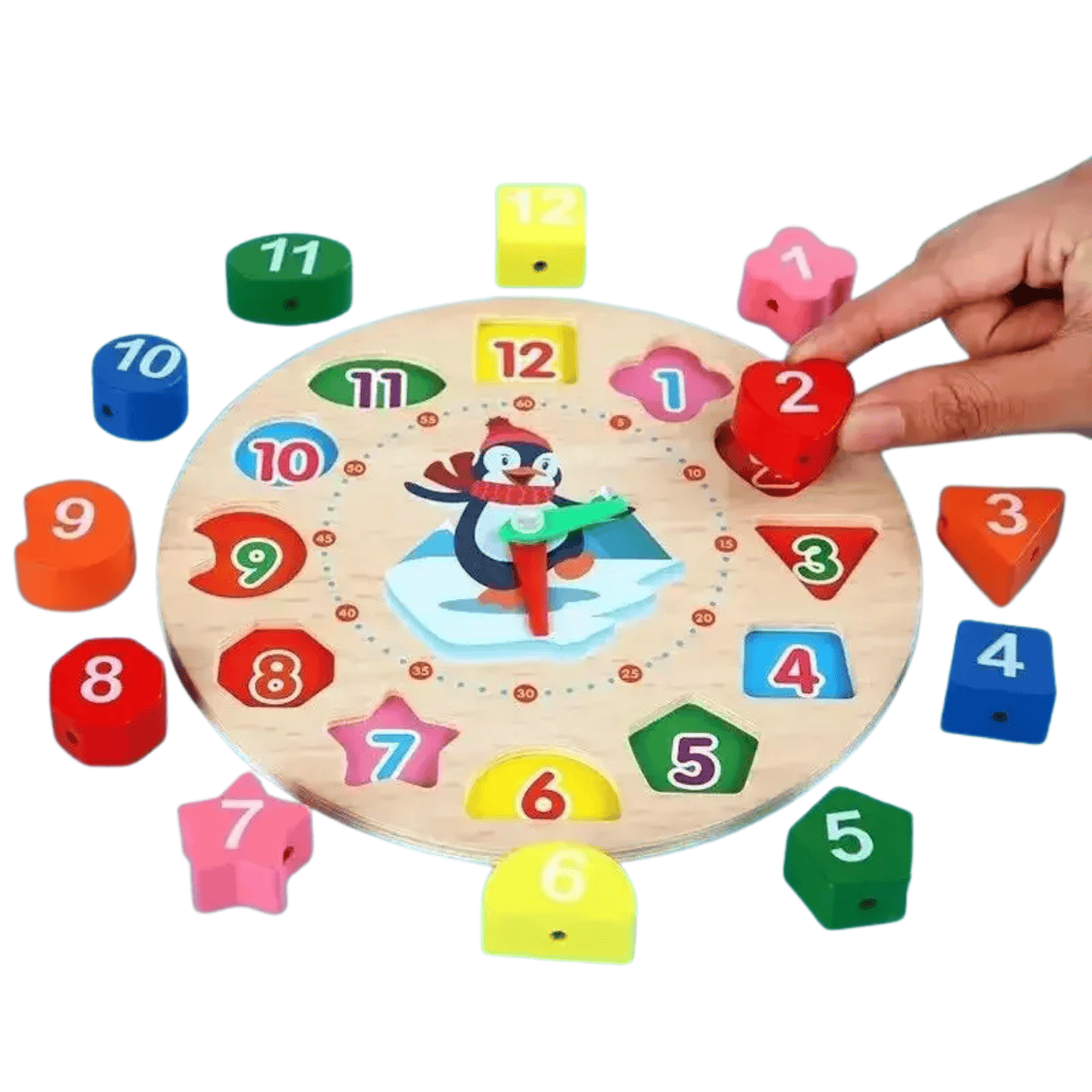 Pendule Pingouin Montessori - Mon Cocon