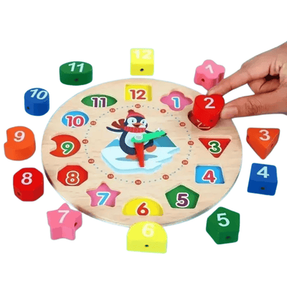 Pendule Pingouin Montessori - Mon Cocon