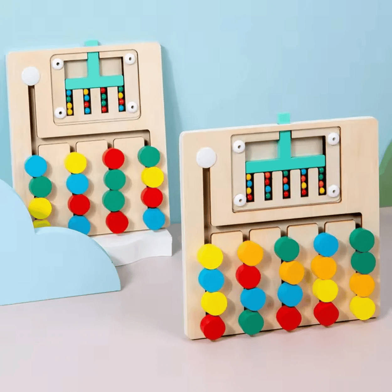 Puzzle de Tri des Couleurs Montessori - Mon Cocon