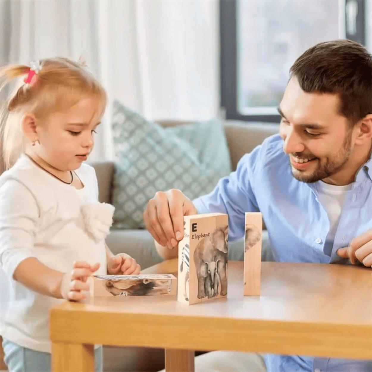 Puzzles d'animaux en bois Montessori - Mon Cocon