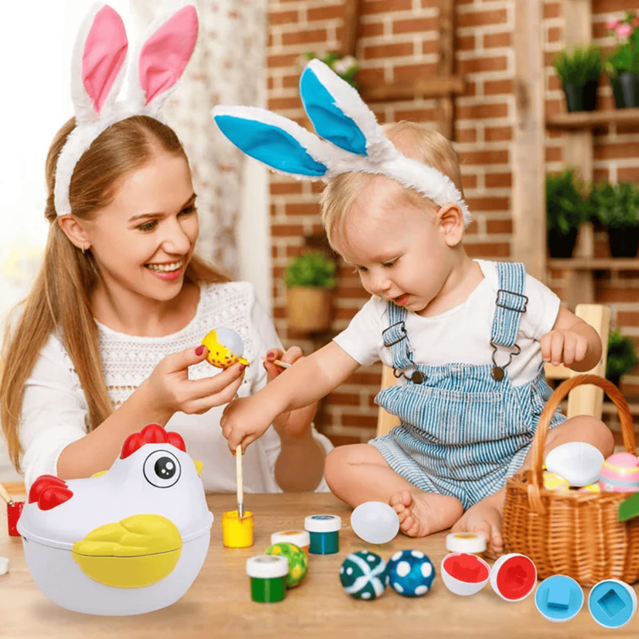 Poulette et Formes Géométriques Montessori - Mon Cocon