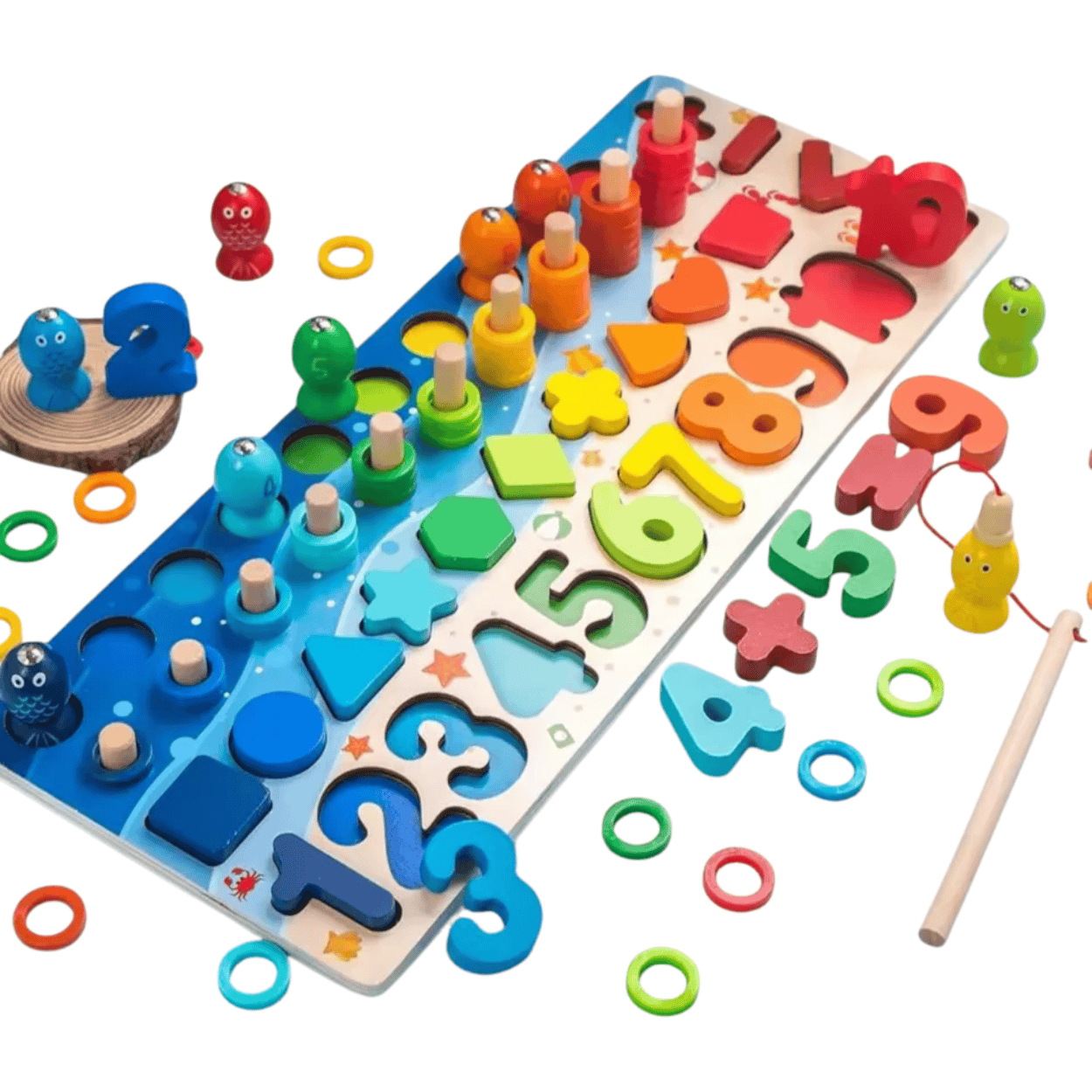 Jeu de Pêche et Formes Montessori - Mon Cocon