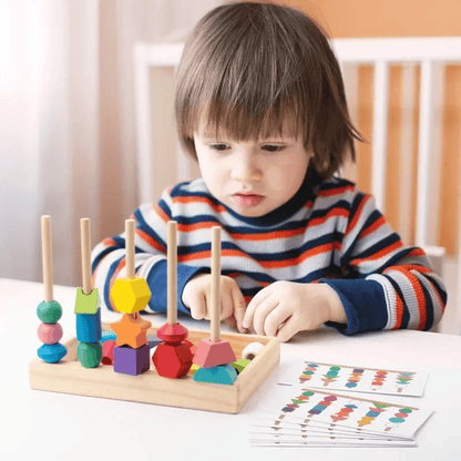 Jeu de Perles à Empiler Montessori - Mon Cocon