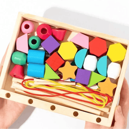 Jeu de Perles à Empiler Montessori - Mon Cocon