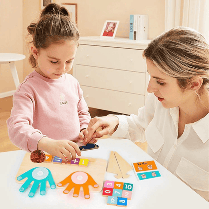 Mathématiques mains à scratch Montessori - Mon Cocon