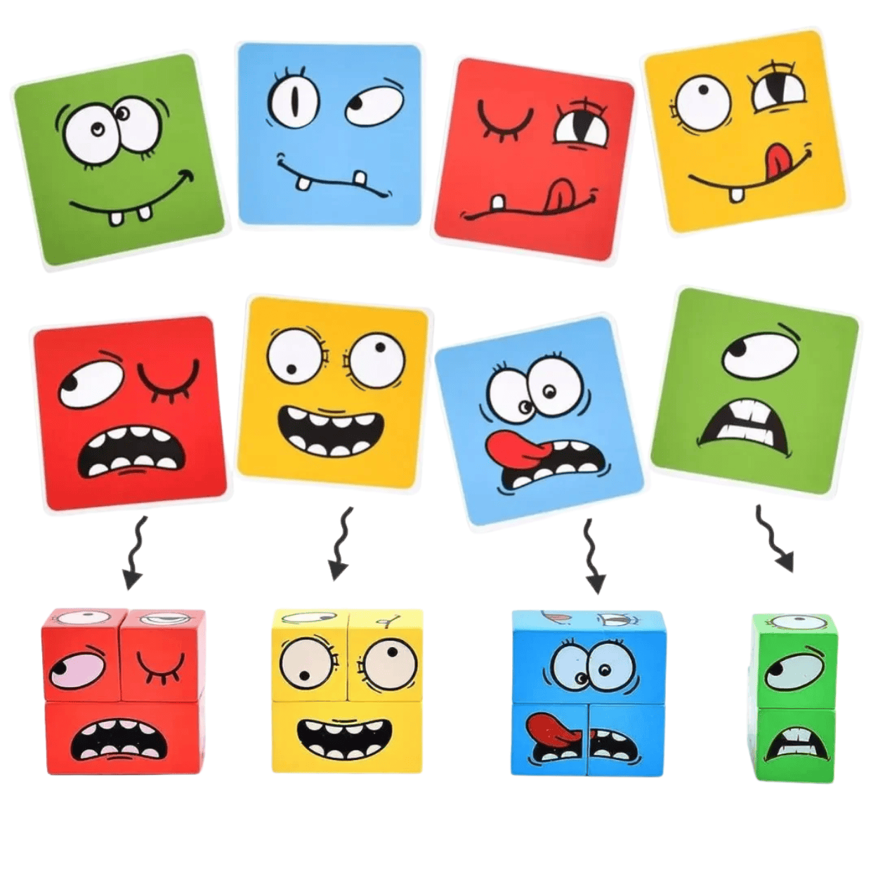 Puzzle Montessori d'expression - Mon Cocon