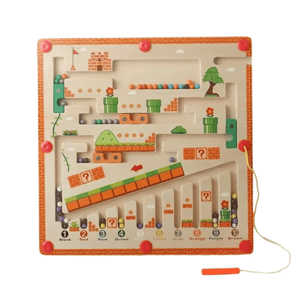 Labyrinthe de couleurs et de chiffres Montessori - Mon Cocon