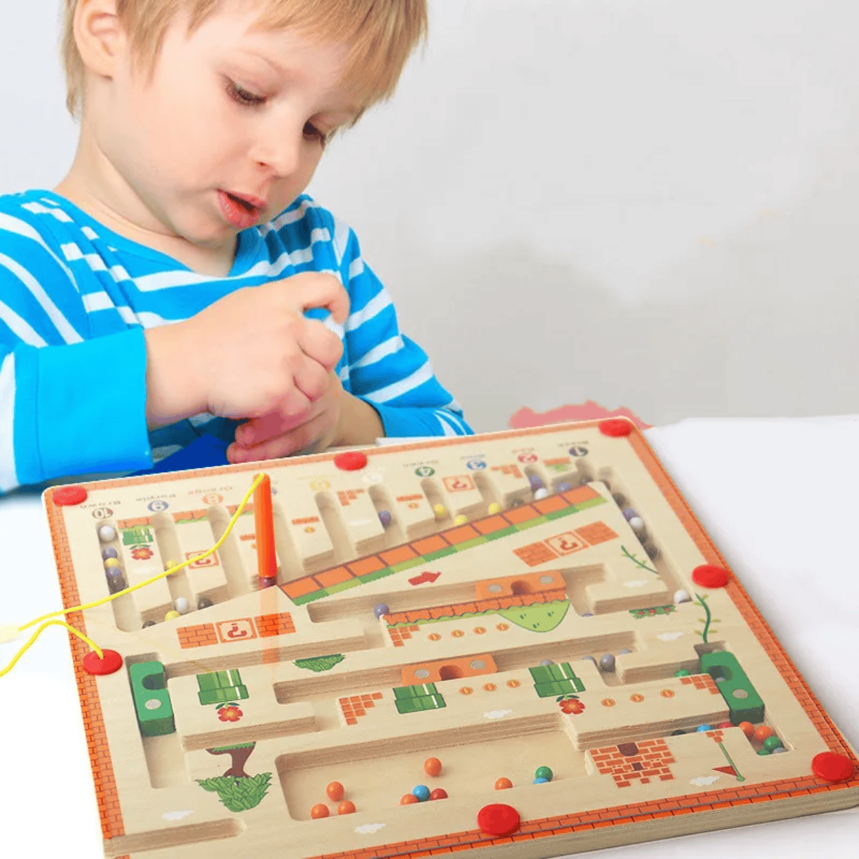 Labyrinthe de couleurs et de chiffres Montessori - Mon Cocon