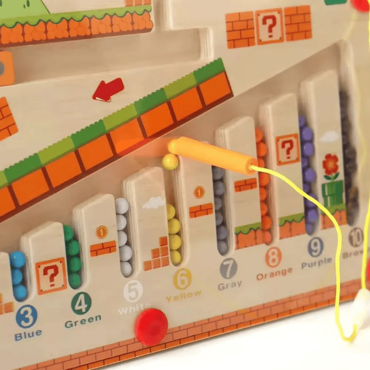 Labyrinthe de couleurs et de chiffres Montessori - Mon Cocon