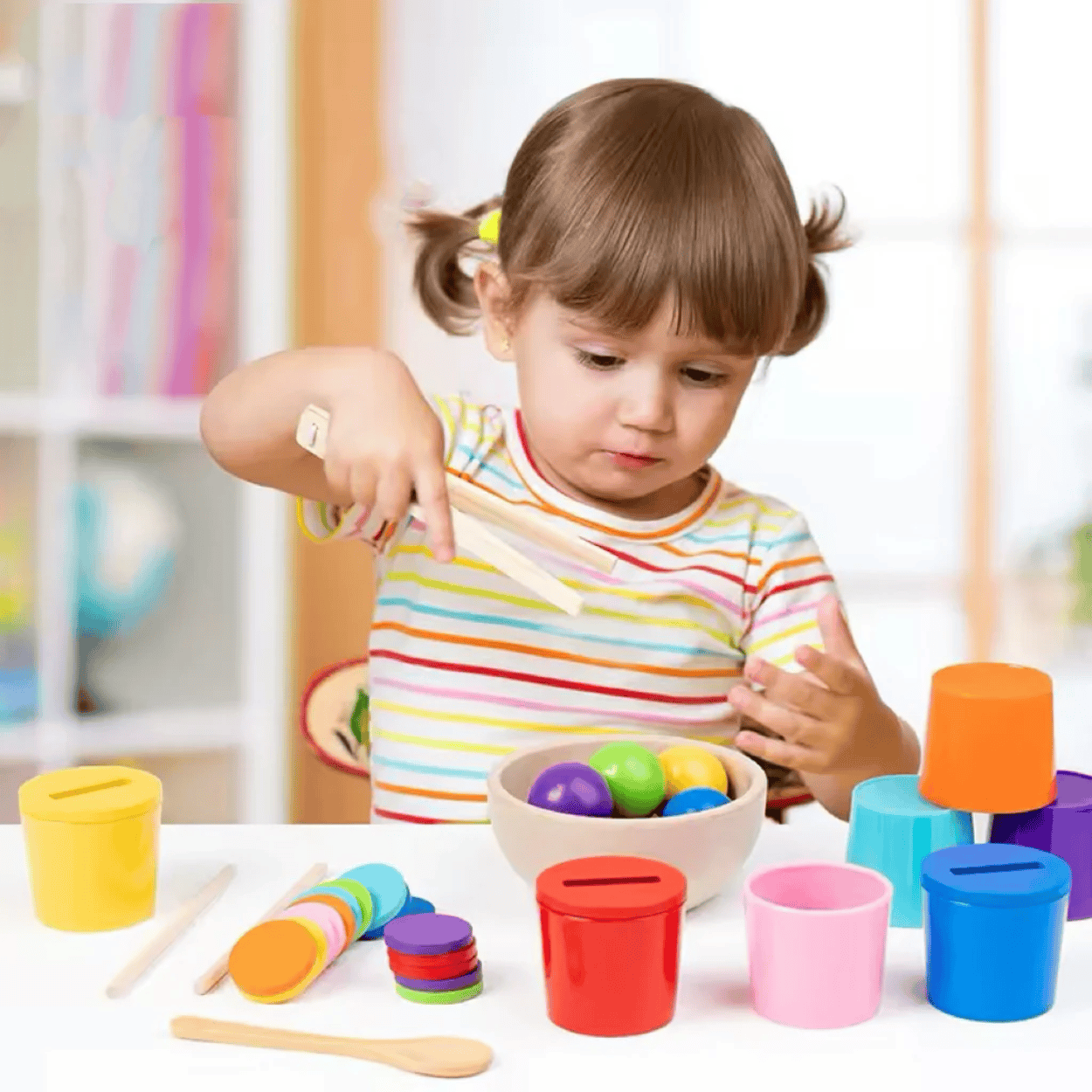 Set Montessori de Tri et de Comptage Montessori - Mon Cocon