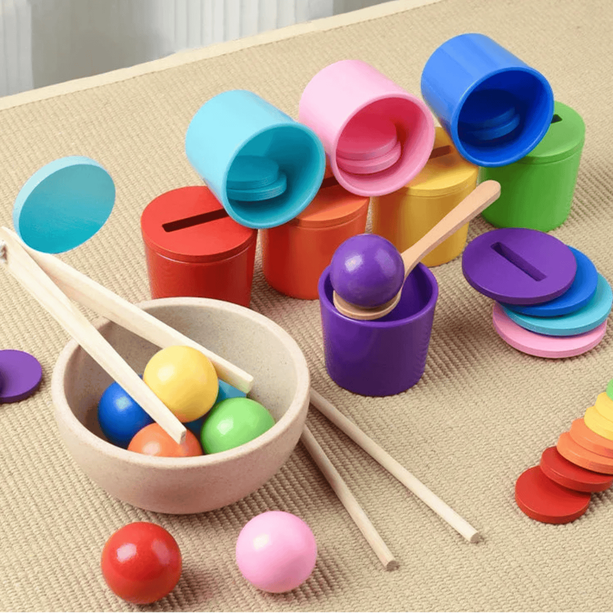 Set Montessori de Tri et de Comptage Montessori - Mon Cocon